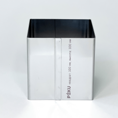 Форма металлическая для выпечки Квадрат высокий PEKU H10 W10 см КВ/10/10/10