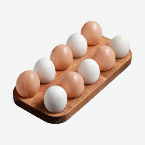 Подставка для яиц деревянная 12х25х1,8 см 7533431