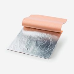 Поталь листовая непищевая Серебро 8х8,5 см 5 шт 