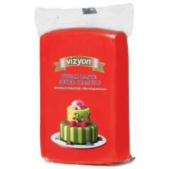 Мастика кондитерская сахарная Vizyon "Красная" 500 г 