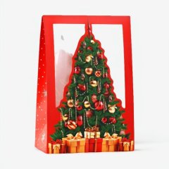 Коробка для сладостей "Ёлка новогодняя" 15х7х22 см 10360093