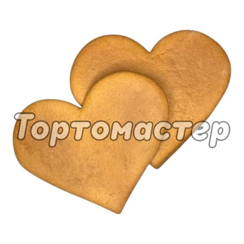 Корж медовый "Сердце" 4 шт 