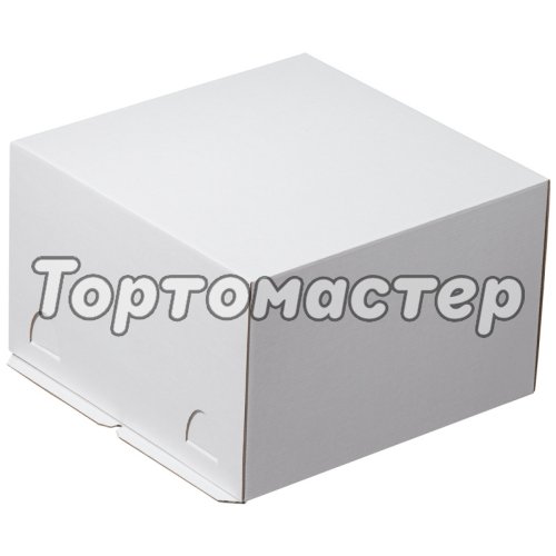 Коробка для торта белая ForGenika 30х30х19 см ForGenika CHROM White 300*300*190 мм S